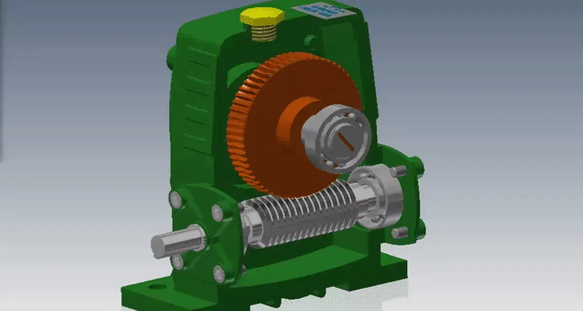 PWDKO Worm Gearbox — Hollow Bore Output Detail PWDKO worm gearbox hollow bore output detail