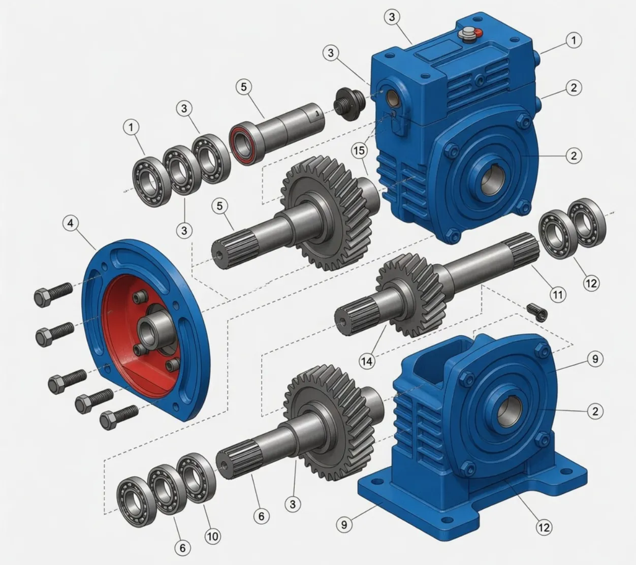 WDKA and WDKS Series worm gear reducers-3_1