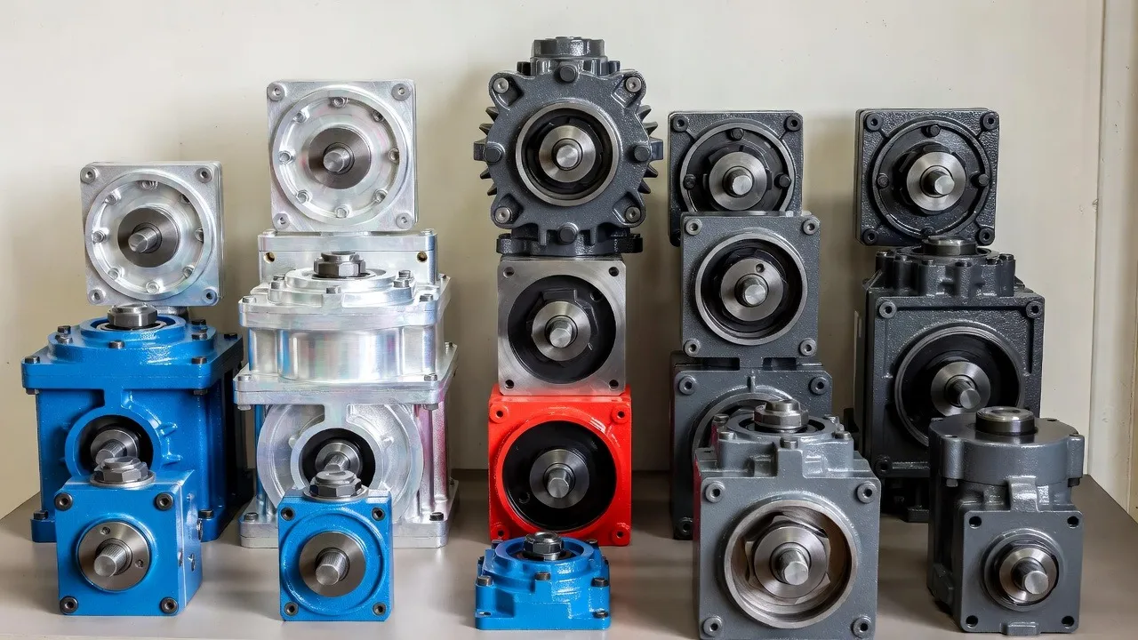 Ever-Power worm gearbox cutaway for unloading arm application